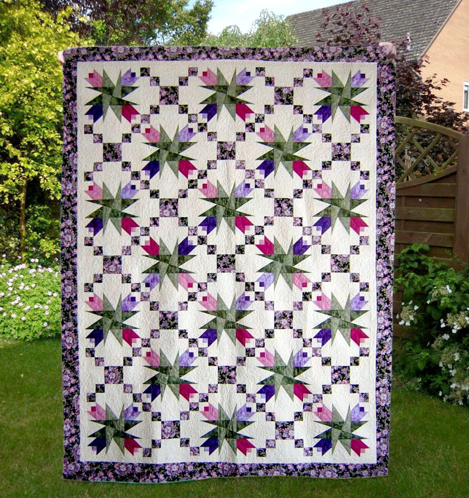 Twirling Tulips PDF Quilt Pattern MayLily Quilt