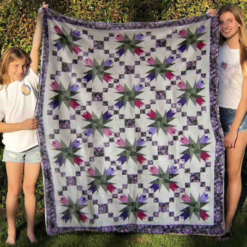 Twirling Tulips PDF Quilt Pattern - Image 4
