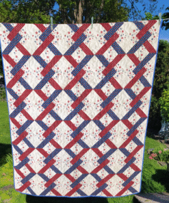 Starry Lattice Quilt Pattern