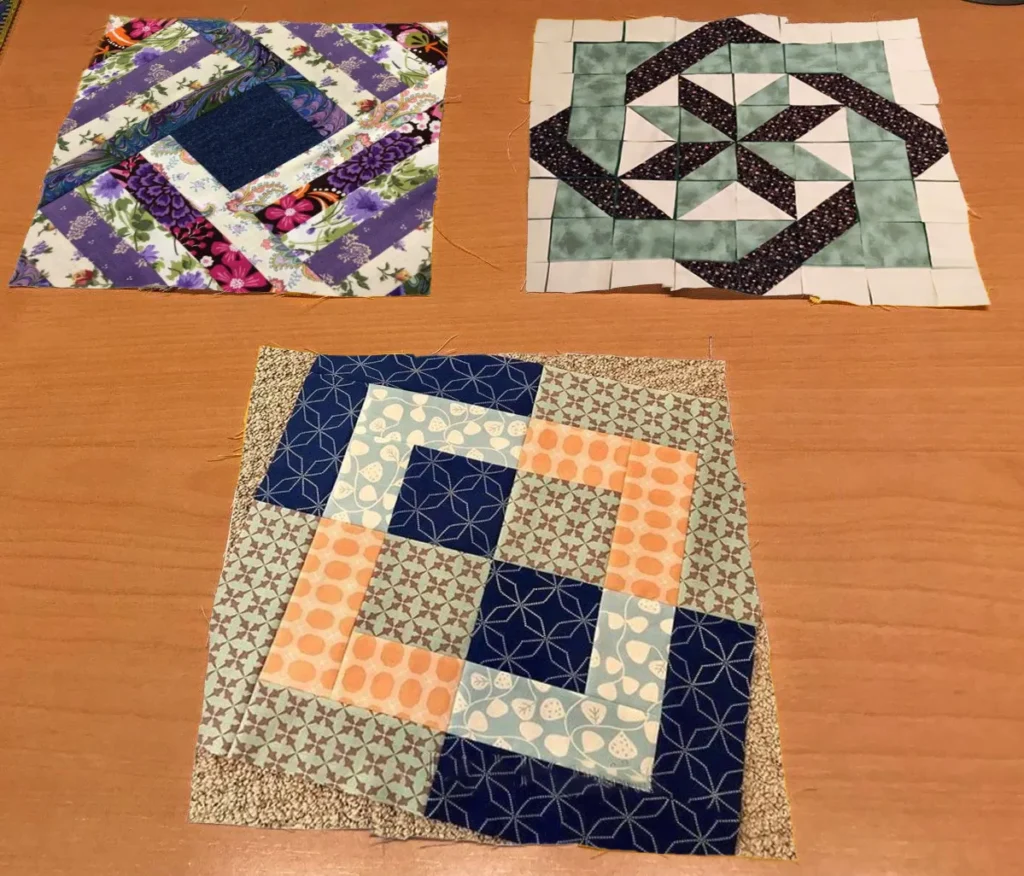 A collection of 16 creative quilt blocks - Image 2