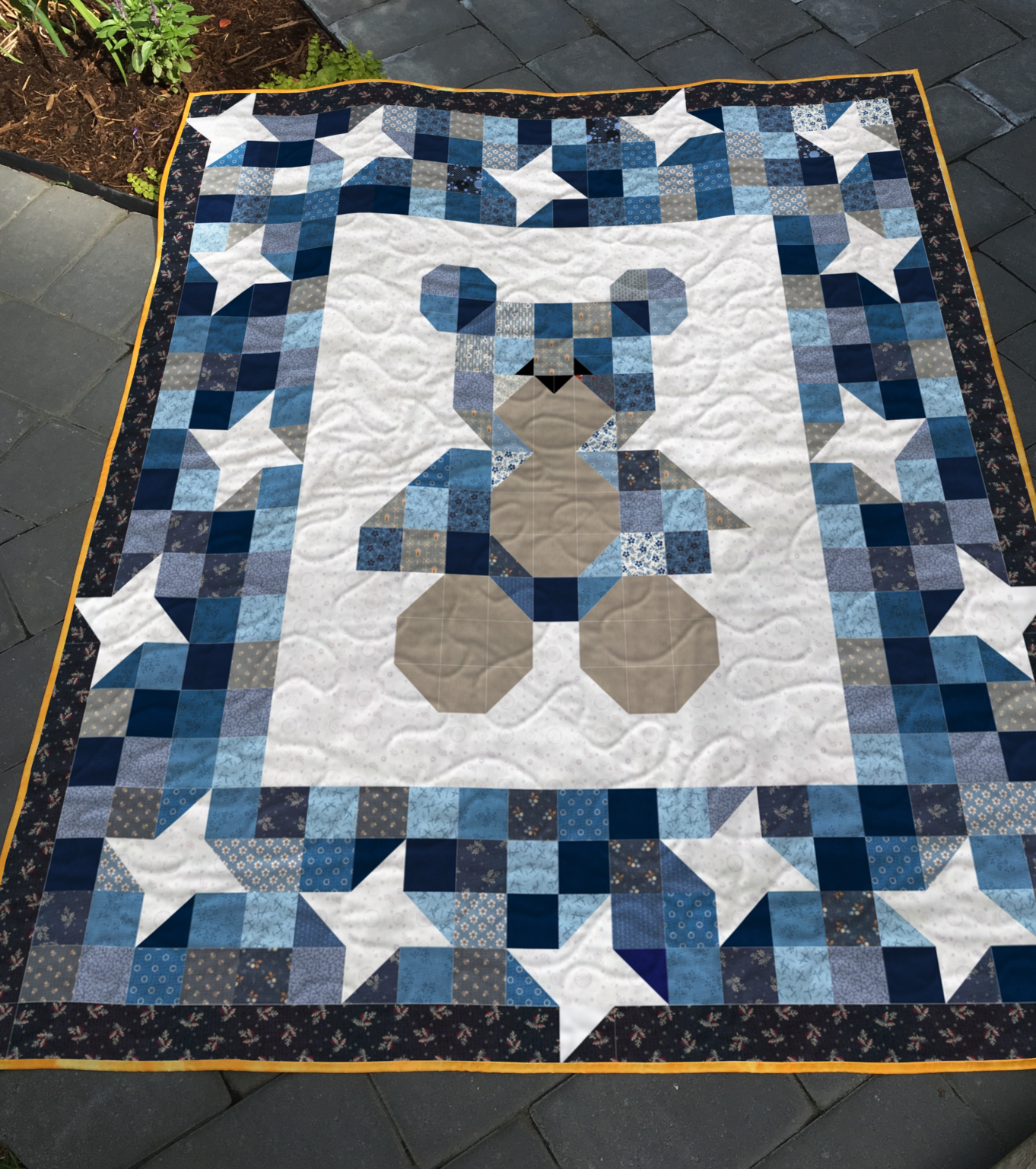 Starlight Teddy Quilt