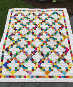 Linked Rainbows Quilt Pattern