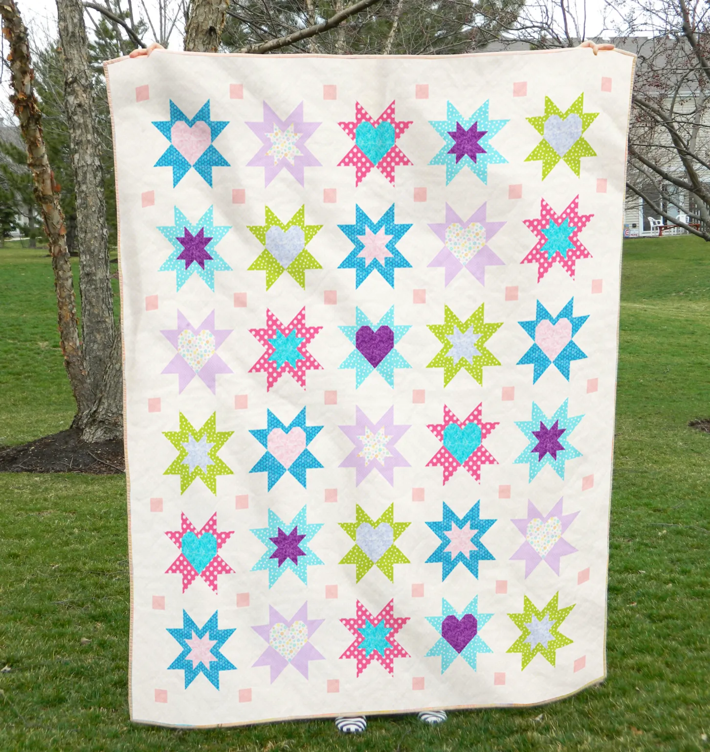 Heartfelt Stars Quilt Pattern