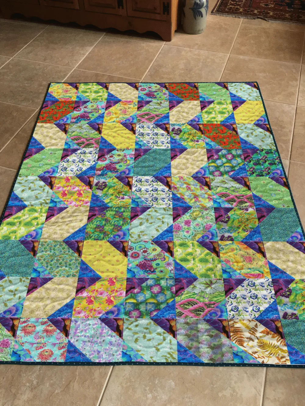 Floral Dance Quilt Pattern- Printed Pattern