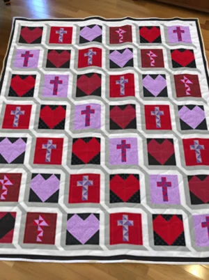 Sacred Hearts Quilt Pattern