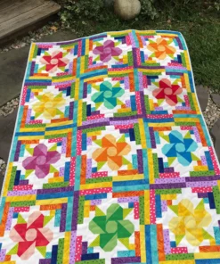 Log Cabin Blooms (Printed Edition)
