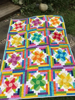 Log Cabin Blooms (Printed Edition)