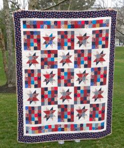 Star-Spangled Stitches Quilt Pattern