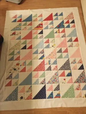 Dancing Triangles Quilt Pattern