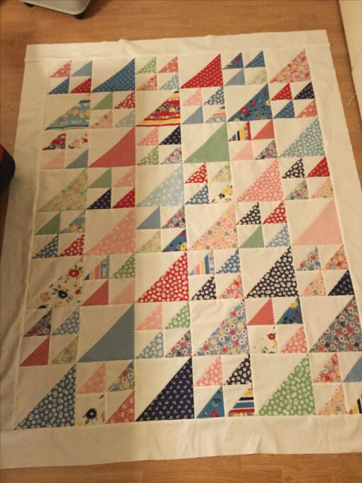 Dancing Triangles Quilt Pattern