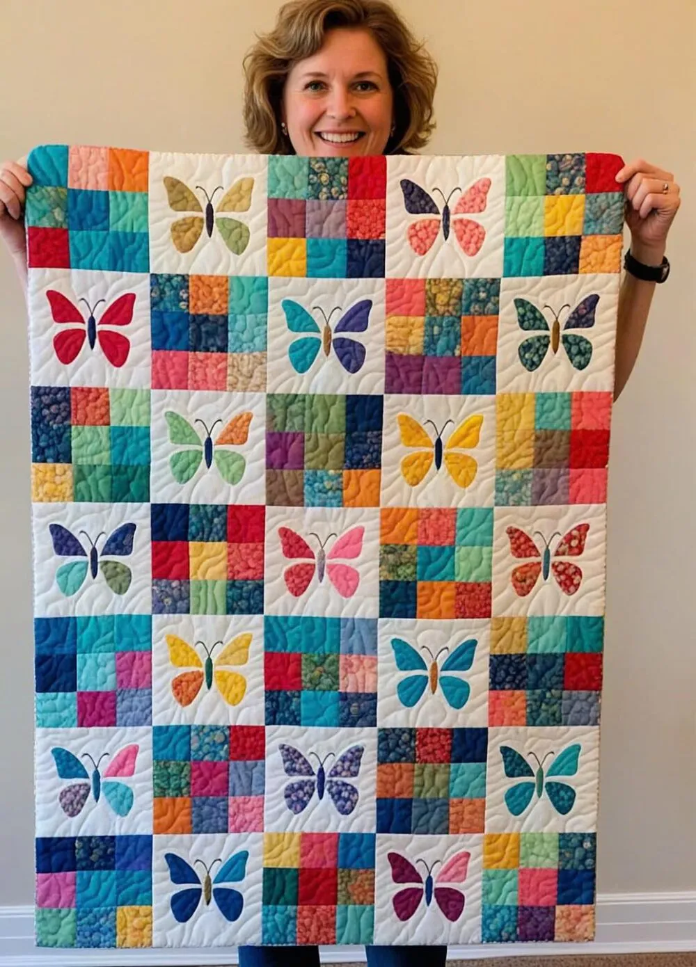 Colorful Wings Quilt Pattern