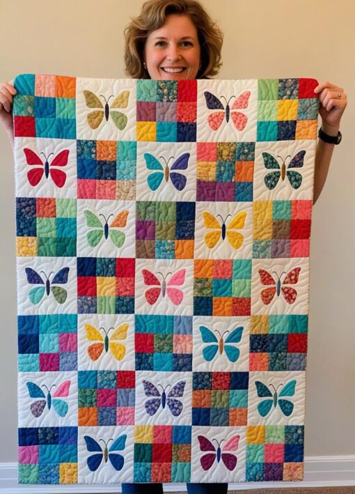 Colorful Wings Quilt Pattern