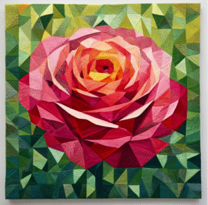 Patchwork Rose (Printed Edition)