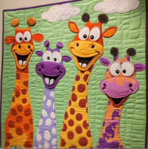 Patchwork Giraffes (Printed Edition)